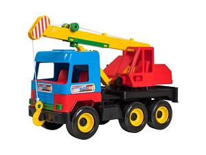Детская игрушка машина строительный кран Middle truck Wader 39226 Тигрес ( ВИДЕО В ОПИСАНИИ)