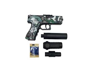 Детская игрушка пистолет стреляет гидрогелевыми пулями по орбизам 699-2