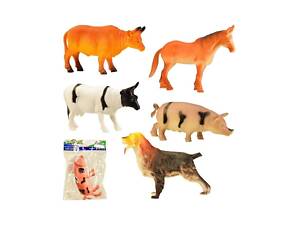 Детская игрушка пластиковая фигурка поросёнка H004/6, 12 см,