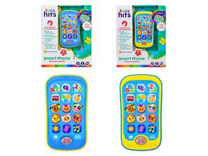 Детская игрушка развивающий телефон музыкальный яркая ферма Kids Hits KH03/003, озвученный на украинском языке