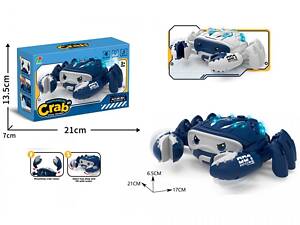 Дитяча іграшка робот краб 3381 їздить зі світлом паро генератор (відео в описі)
