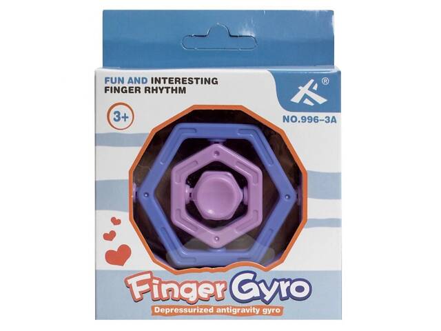Детская игрушка спинер гироскоп антистресс вертушка 3D 996-3A (видео в описании) - Фото 4