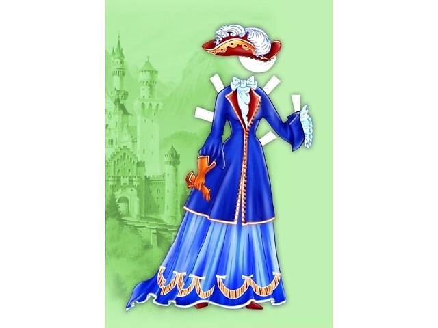 Дитяча книжка лялька принцеса (серія одягни ляльку) 9789664404157 - Фото 2