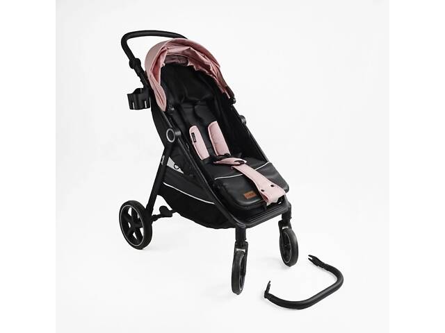 Детская коляска прогулочная Joy Sevillia Черно-розовый (170084) - Фото 4