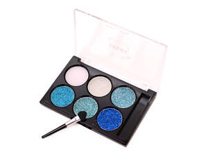 Дитяча косметика Lukky Крем-тіні для повік з блискітками 6 кольорів 6 г (T16126)