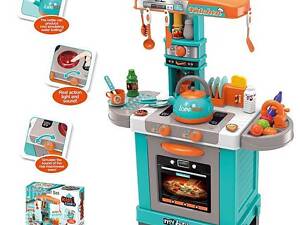 Дитяча кухня зі світлом та звуком (008-939 A) пускає пар, аксесуари