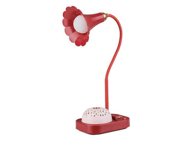 Лампа настільна акумуляторна нічник 3.2 Вт світильник з проекцією зоряного неба UP-180 Червоний - Фото 3