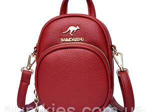 Дитяча міні сумочка на плече Кенгуру, маленька сумка для телефона для дівчаток Червоний