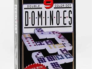 Детская настольная игра домино Yufeng Color dot 55 штук Multicolor (136656)