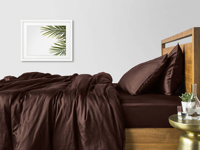 Дитяча наволочка COSAS CHOCOLATE SATIN Сатин 40х60 см Шоколад - Фото 2