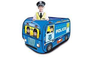 Детская палатка Play Tent Автобус полиции 112 х 72 х 72 см Multicolor (151975)