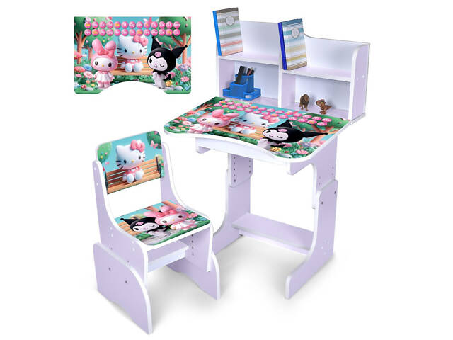 Дитяча Парта N 2071-19B-6 зі стільчиком - Фото 1