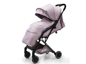 Детская прогулочная легкая коляска книжка складная Voyage Smart T3101F. Цвет: розовый