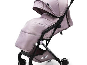 Дитяча прогулянкова легка коляска книжка складана Voyage Smart T3101F. Колір: рожевий