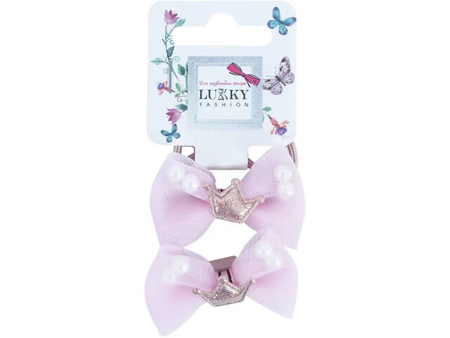 Детская резинка для волос 'Корона' T18533(фіолетовий) - Фото 1