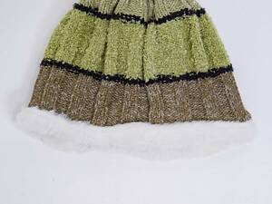 Детская шапка, зеленого цвета, из шерсти, 167R7777