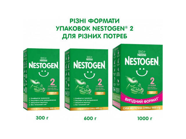 Дитяча суміш Nestogen 2 з лактобактеріями L. Reuteri від 6 міс. 1 кг (7613287110046) - Фото 5