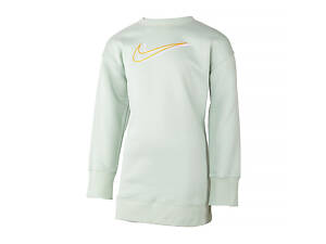 Детская Толстовка Nike G NSW BF CREW Серый S (DO8391-017 S)