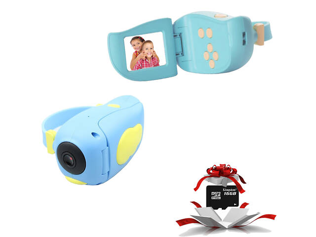 Детская цифровая видеокамера Smart Kids Video Camera HD DV-A100 16Gb SPD 13271174994 - Фото 2