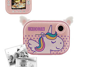 Дитяча цифрова камера з моментальним друком YT008 PINK