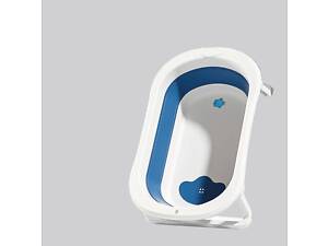 Дитяча ванночка для купання No Brand A1 EB-211 Біло-синя