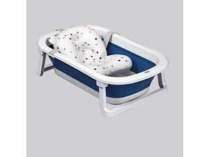 Дитяча ванночка для купання No Brand A1 EB-211P Біло-синя