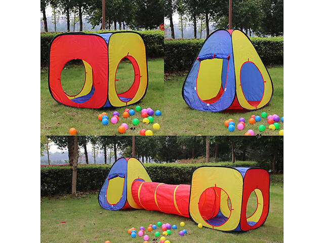 Дитячий ігровий намет 3в1 Avko 017 - Фото 3
