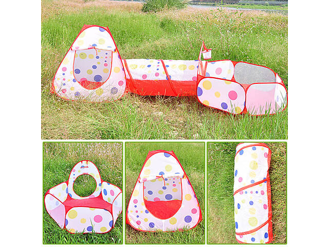 Дитячий ігровий намет 3в1 Avko 020 - Фото 3
