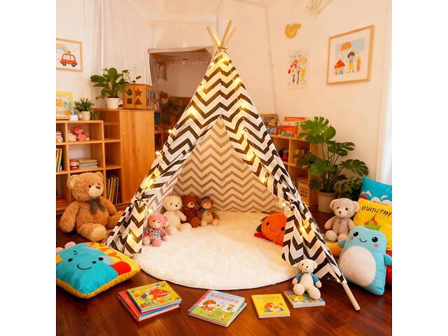 Дитячий ігровий намет-вігвам AVKO 087 - Фото 4