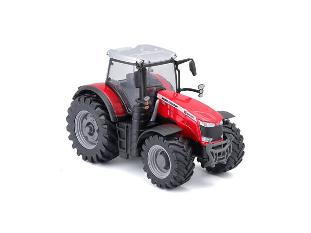 Дитяча іграшка Трактор Massey Ferguson 8740S Bburago 18-31613, 10 см - Фото 3