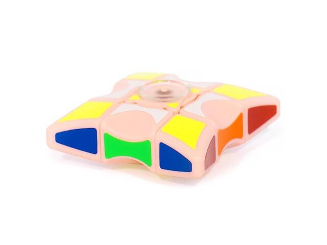 Детская интерактивная головоломка Rubik's Cube Fingertips Spinner Coral - Фото 4