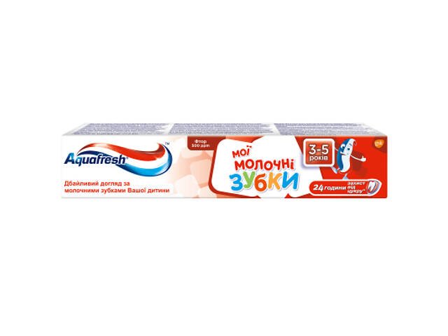Дитяча зубна паста Aquafresh Мої Молочні зубки (3-5 років) 50 мл (5054563205667) - Фото 1