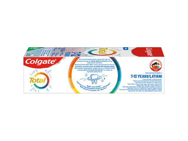Дитяча зубна паста Colgate Total kids 7-12 років 50 мл (8718951433120) - Фото 2