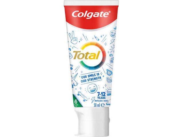 Дитяча зубна паста Colgate Total kids 7-12 років 50 мл (8718951433120) - Фото 3