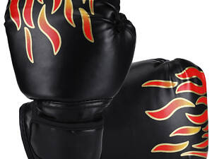 Дитячі боксерські рукавички (5-12 років) чорного кольору