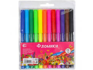 Дитячі фломастери 'Фломіки' CR550-12-2, 12 штук