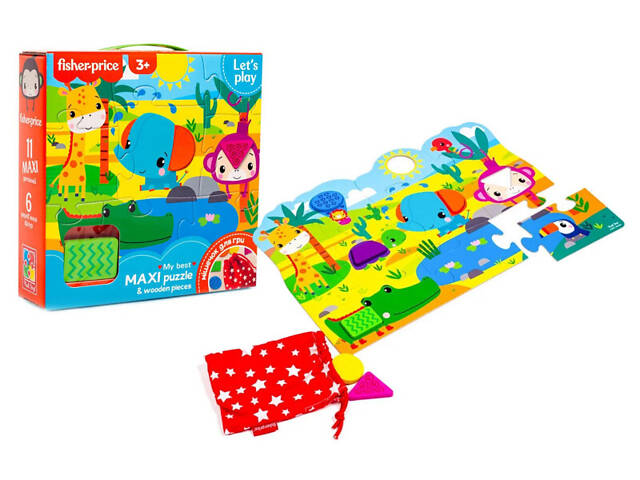 Детские пазлы Макси пазлы Fisher Price Vladi Toys VT1100-01