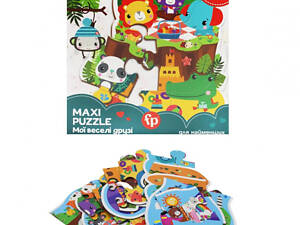 Детские пазлы 'Макси пазлы. Мои веселые друзья' Vladi Toys VT1711-10