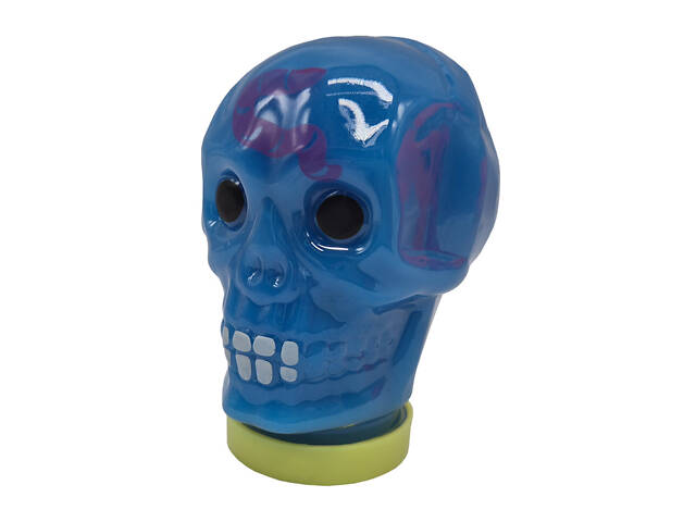Дитячий антистрес-слайм Череп Skull 80174, 100 мл Блакитний - Фото 1