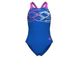 Детский Купальник Arena PASTIME SWIMSUIT V BACK Синий 116 см (008308-809 116)