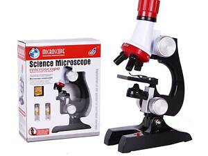 Детский микроскоп для ребенка школьный с 1200 Х увеличением Chanseon 1411
