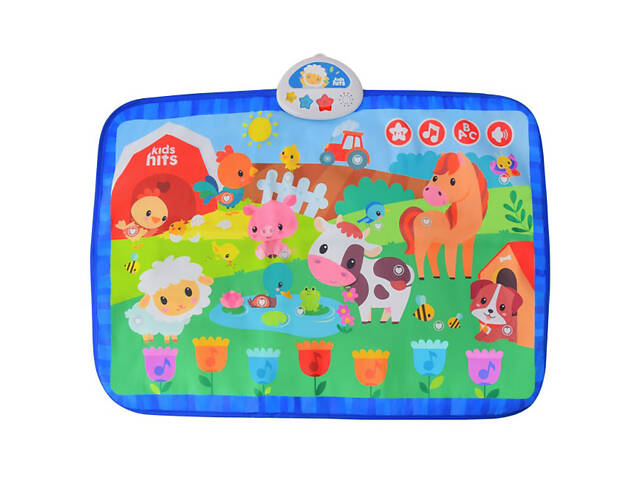 Дитячий музичний килимок 'Ферма' KH04-002 звуки та назви тварин - Фото 1