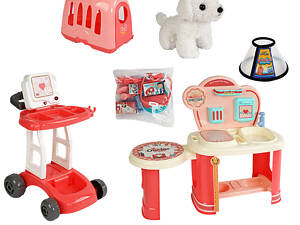 Дитячий набір лікаря Yufeng 9 предметів Біло-червоний (157930)