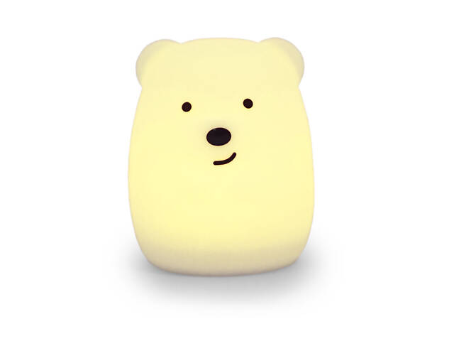 Дитячий нічник-іграшка Click 'Hічні звірятка' Ведмідь 11 см - Фото 1