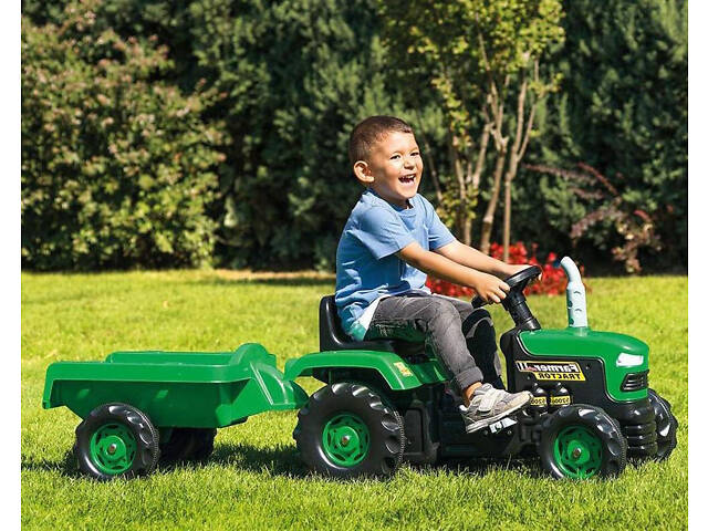 Дитячий трактор на педалях з причепом Farmer Simsek 8053 - Фото 3