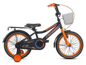 Дитячий велосипед Crosser Rocky 18' чорно-орнжевий