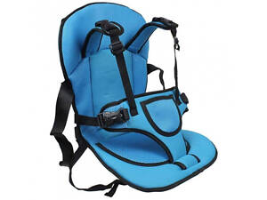 Детское бескаркасное автокресло Multi Function Car Cushion до 12 лет. Цвет: синий