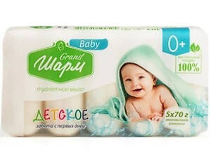 Дитяче мило Grand Шарм турбота з перших днів 5x70 г (4820195500514)