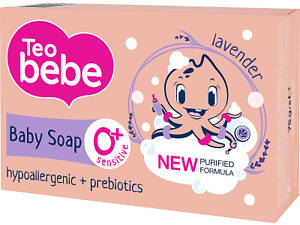Дитяче мило Teo bebe З екстрактом Лаванди 75 г (3800024045271)