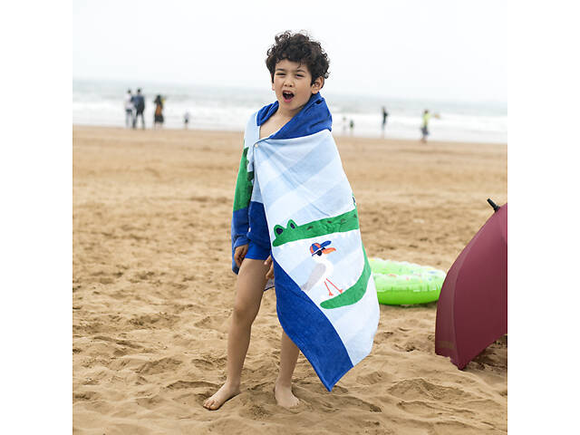 Детское полотенце с капюшоном - Фото 4